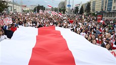 Protesty v bloruském Minsku (6. záí 2020)