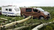 Hasiči kvůli silným bouřkám v Olomouckém kraji vyjížděli k 23 zásahům (6. září...