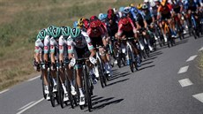 Bora-hansgrohe na �ele pelotonu b�hem 7. etapy Tour de France.