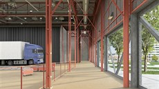 Vizualizace podoby Velkého kina ve Zlín� po rekonstrukci podle vít�zného studia...