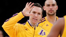 Steve Nash v roce 2013, kdy posílil Los Angeles Lakers.