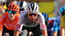 Peter Sagan v cíli 11. etapy Tour de France