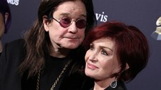 Ozzy Osbourne a jeho manelka Sharon (Los Angeles, 20. ledna 2020)