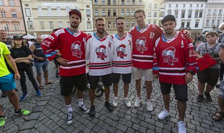 Nové dresy hokejist HC Olomouc.
