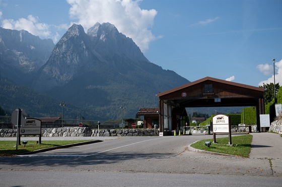 Vjezd do rekreaního stediska Edelweiss Lodge v nmeckém...