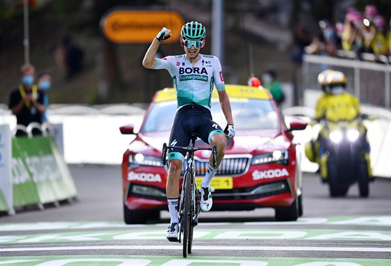 Pro nejcennjí triumf kariéry si dojel Lennard Kämna v 16. etap Tour.