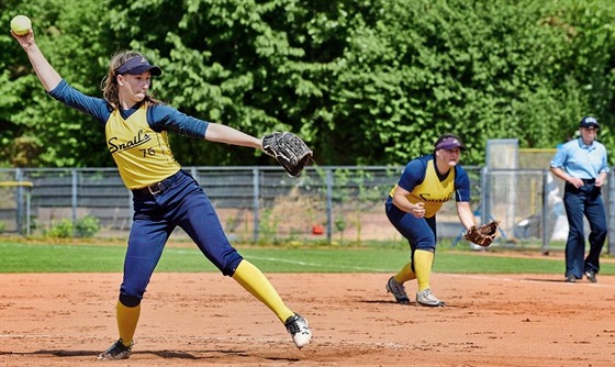 Kunovické softbalistky v akci.