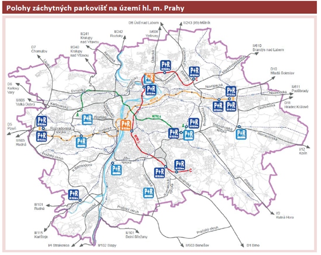 Deník Metro zjišťoval, jak je to se zaplněností parkovišť P+R. Některá jsou  poloprázdná - Metro.cz