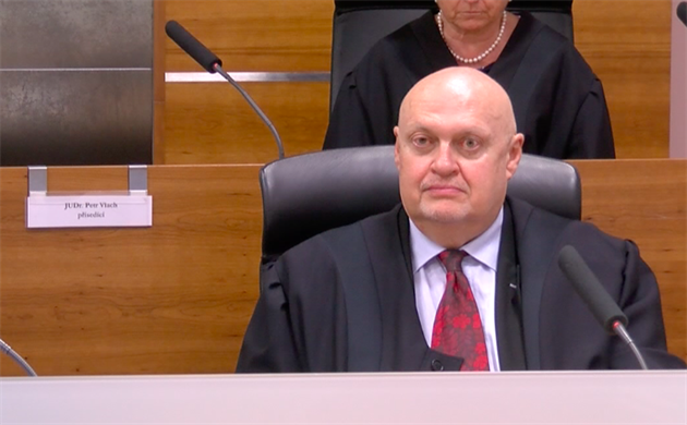 Soudce Milan Závurka na zábru z 30. kvtna 2018