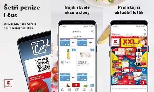 Vrnostn mobiln aplikace Kaufland