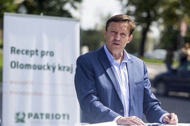 Lídr kandidátky SSD a hnutí Patrioti pro krajské volby v Olomouckém kraji Jií...