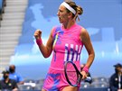 Viktoria Azarenková ve finále US Open.