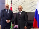 Ruský prezident Vladimir Putin se v Sochi setkal se svým bloruským protjkem...