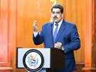 Prezident Venezuely Nicolás Maduro na tiskové konferenci (29. ervna 2020)