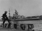 Prinz Eugen v kodaském pístavu (10. kvtna 1945)