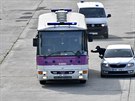 Dny NATO v Ostrav. Pepaden eskortnho autobusu Vzesk sluby