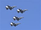 Dny NATO v Ostrav. Letouny F-16 americkho letectva