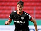 eský útoník Patrik Schick poprvé nastoupil za Leverkusen, v nmeckém poháru...