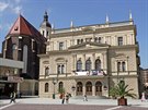 Budova Slezského divadla na Horním námstí v Opav