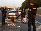 Policisté ve stedu v Praze zadreli estaticetiletou idiku. Ta se v Praze...