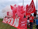 Fanouci Bayernu Mnichov ádí na zápase Bayernu Kepice.
