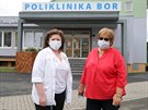 Pedsedkyn Sdruen praktickch lka na Tachovsku Tana imkov (vlevo) a...