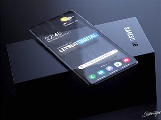 Koncept průhledného smartphonu Samsung
