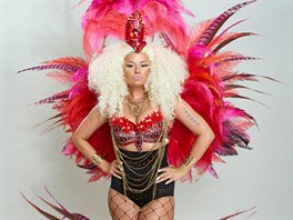 Erika Stárková jako Nicki Minaj v show Tvoje tvář má známý hlas VII
