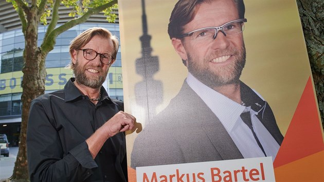 Markus Bartel z Kesanskodemokratick unie (CDU), kter kandiduje do zastupitelstva v Dortmundu. (10. z 2020)