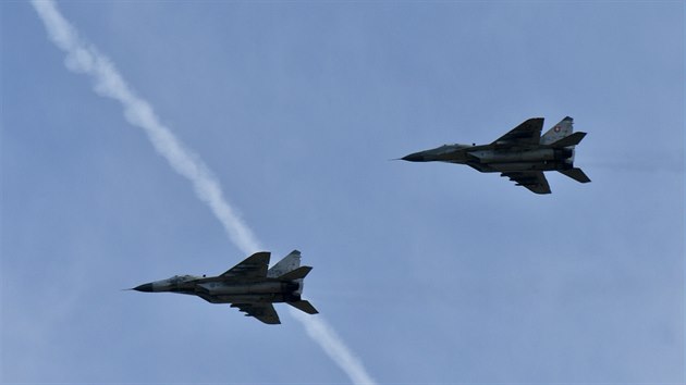 Dny NATO v Ostravě. Letouny MiG-29 slovenského letectva