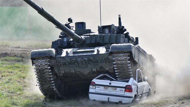 Tank T-72M4CZ pi ukzce veejnosti drt star vz.