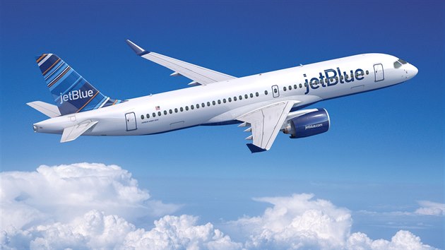 Jedním z prvních odběratelů Airbusů A220 vyrobených v USA bude společnost JetBlue.