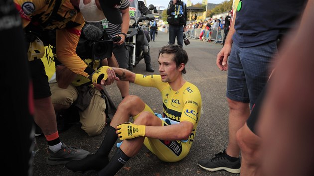 Unaven Primo Rogli po asovce na Tour de France.