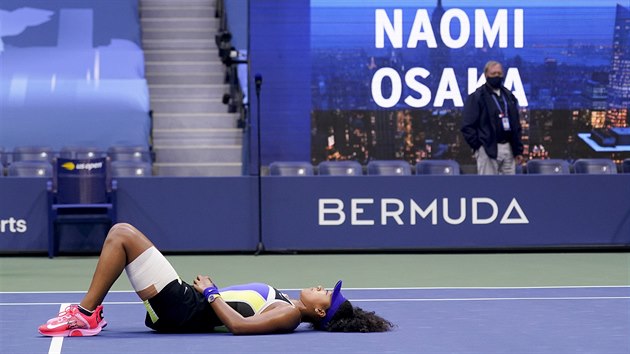 Naomi sakaov si vychutnv triumf na US Open.