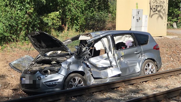 Nehoda auta s v lakem v Davli. (18.9.2020)