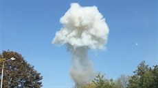 K výbuchu muničního skladu v Bílině došlo 15. září 2020. 