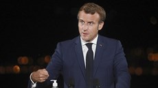 Francouzský prezident Emmanuel Macron bhem summitu zemí jiní ásti Evropské...