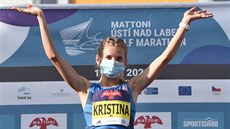 Nmka Kristina Hendelová, vítzka Ústeckého maratonu