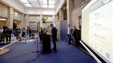 Ministr zdravotnictví Adam Vojtch vystoupil v Praze na tiskové konferenci k...