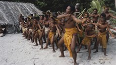 Polynéský tanec na alomounových ostrovech