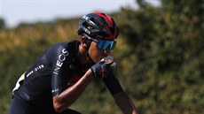 Egan Bernal bhem 15. etapy Tour de France.