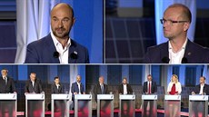 Televizní debata lídr pro volby v Pardubickém kraji se konala v Praze a bez...