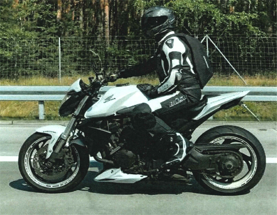 Ukradená motorka Honda CB1000RE