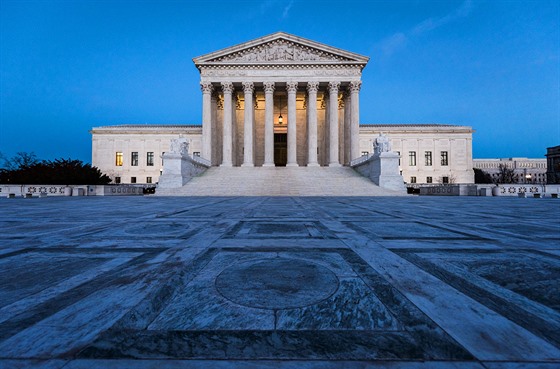 Budova Nejvyího soudu Spojených stát amerických ve Washingtonu.