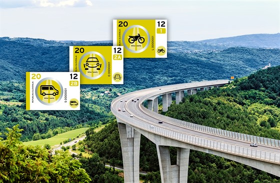 Slovinské dálniní známky