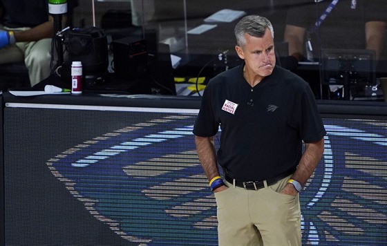 Billy Donovan coby trenér Oklahoma City Thunder.