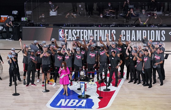 Basketbalisté Miami Heat jako vítzové Východní konference NBA