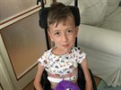 Sedmiletý Adámek Hrdý, který trpí merosin deficitní kongenitální svalovou...