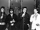 Hvzdná sestava: Carl Perkins, Roy Orbison, Johnny Cash a Jerry Lee Lewis, rok...