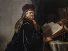 Rembrandt Harmensz. van Rijn, Uc&#780;enec v pracovne&#780;, 1634 (Z výstavy...
